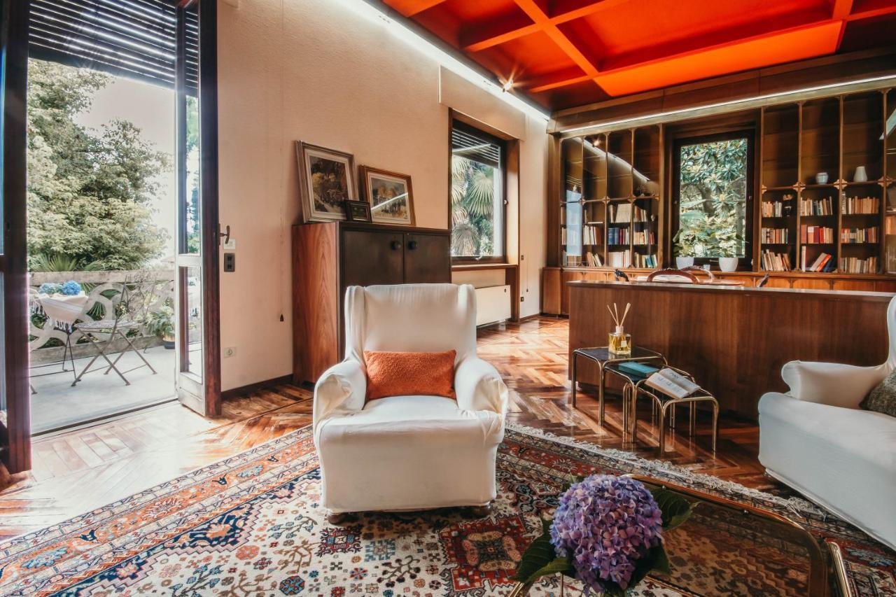 Library Apartment - Villa Candela Stresa Dış mekan fotoğraf